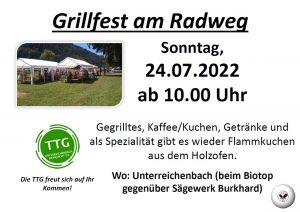 Grillfest am Radweg